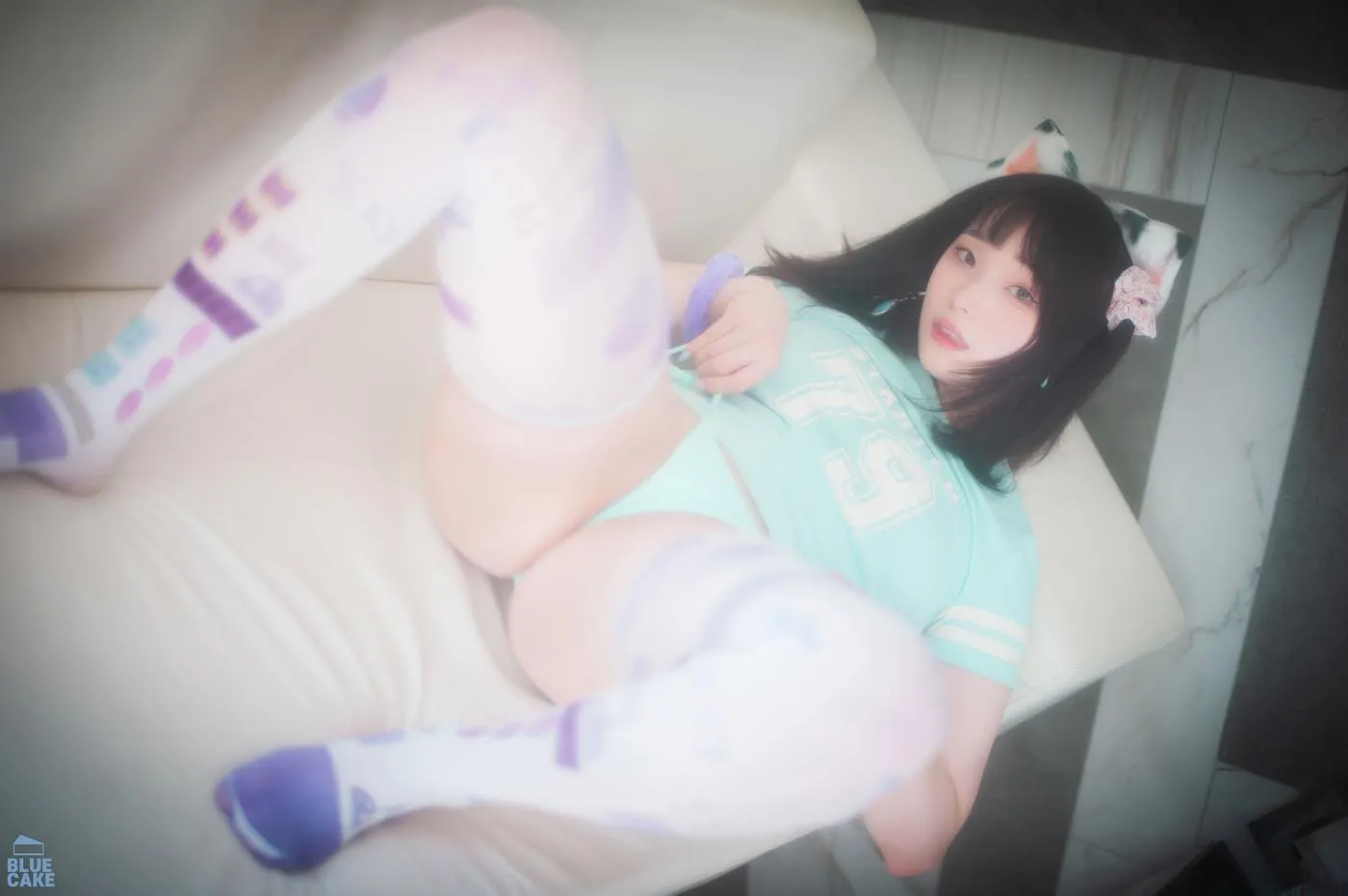 Bambi밤비 – NO.91 [BLUECAKE] Naughty Cats Pink  Mint RED [90P]插图7